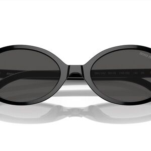Miu Miu Sleek Black Sunglasses
